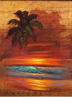 Sunset Palm